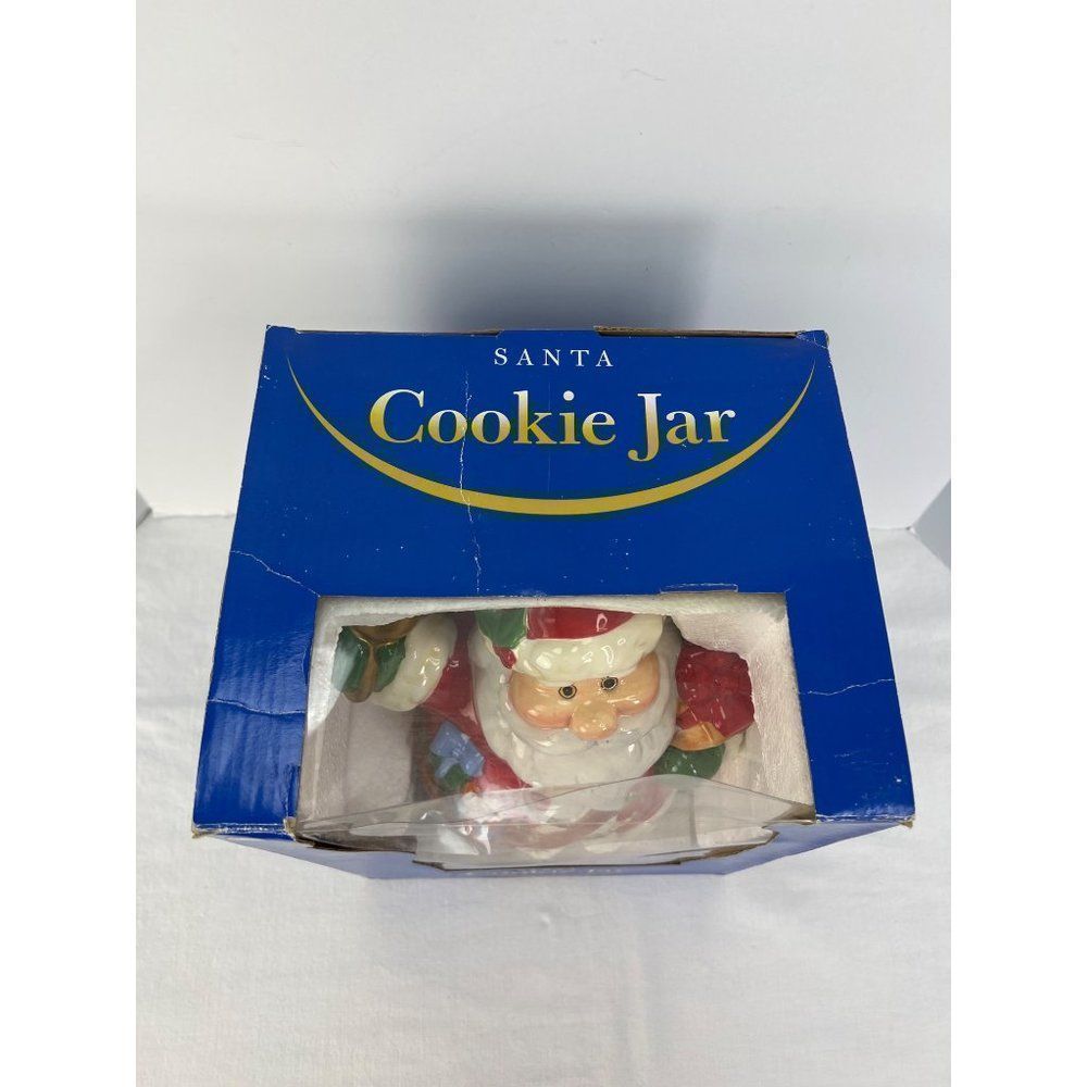 Santa Claus Holiday Cookie Jar 11.25" Distributed For Rite-Aid Rite Aid - Picture 5 of 8